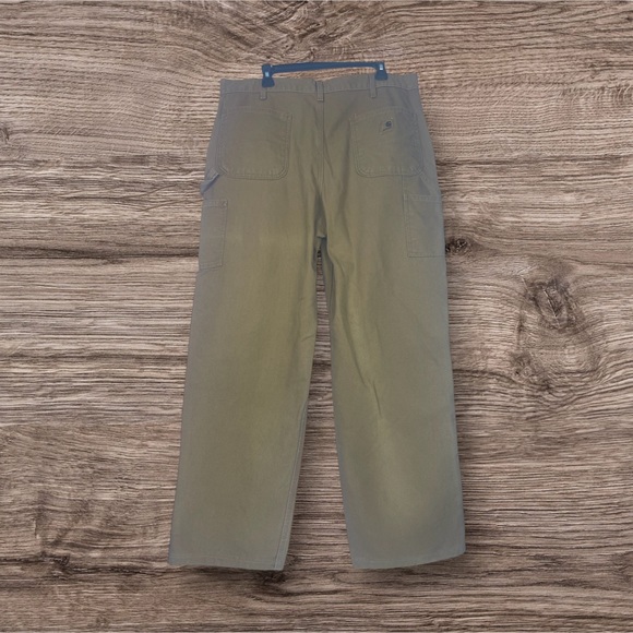 Carhartt Dungaree Fit 38 X 34 Brown Work Pants Excellent Condition RN# 14806 - Picture 2 of 9